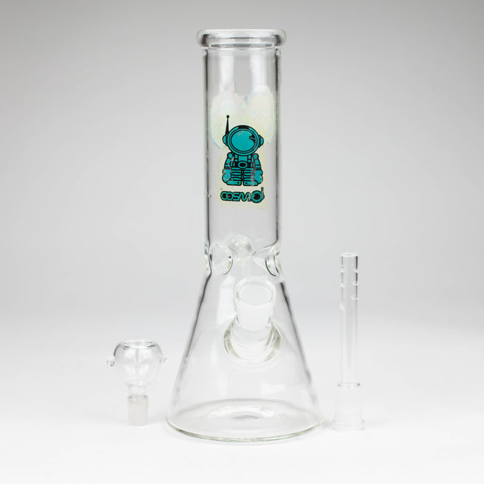 10" clear beaker glass water bong Glass Bong Bongzie Smokes