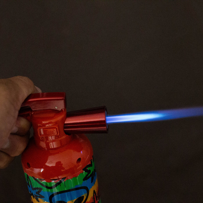 Click It | 2-in-1 Large Fire Extinguisher Torch Lighter & Stash Can Torch Canadian Distributor