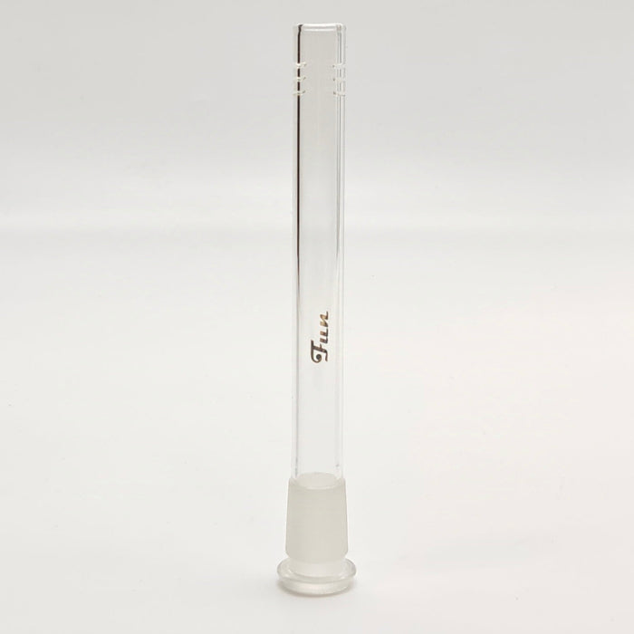 Fortune | Gold Fun Logo Downstems 18mm to 14mm fit Open-Ended Downstem · Bowlstem Fortune 6.5"