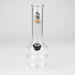 6" Clear Glass water pipe-Sticker Glass Bong Bongzie Smokes