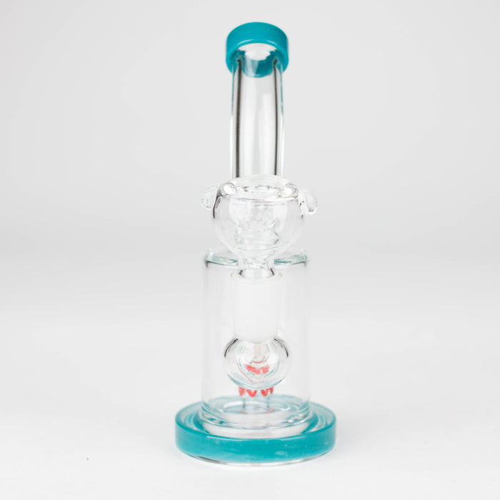 6" bent neck glass bong with diffuser-Assorted Glass Bong Bongzie Smokes