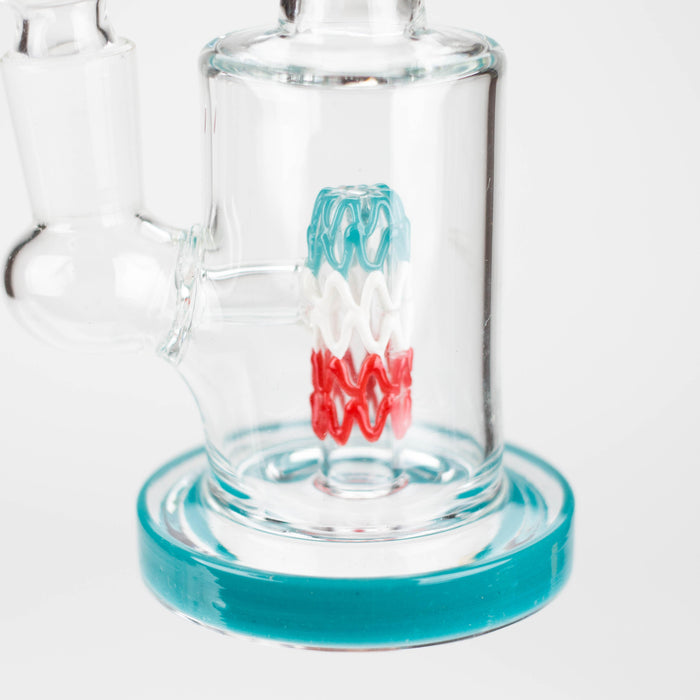6" bent neck glass bong with diffuser-Assorted Glass Bong Bongzie Smokes
