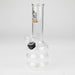 6" Clear Glass water pipe-Sticker Glass Bong Bongzie Smokes