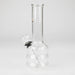6" Clear Glass water pipe-Sticker Glass Bong Bongzie Smokes