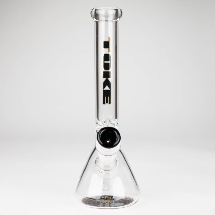 TOKE | 10" Beaker glass water bong Glass Bong Smoking Cat Distribution