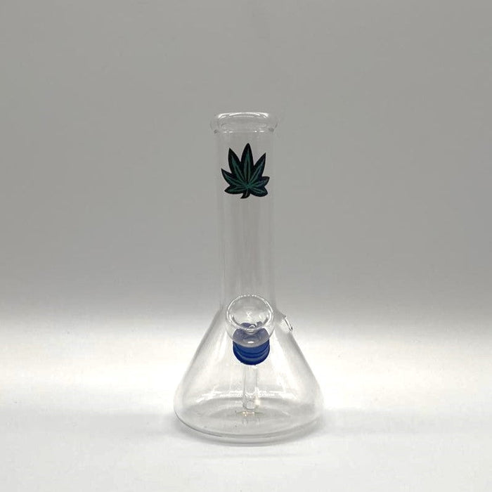 Stamped Glass Water Pipe 6" - Assorted Designs Glass Bong NIBO Distribution