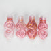 2.5" Pink Gold fumed Glass Twist Pipe Pack of 4 Glass Pipe Super Supplys Inc