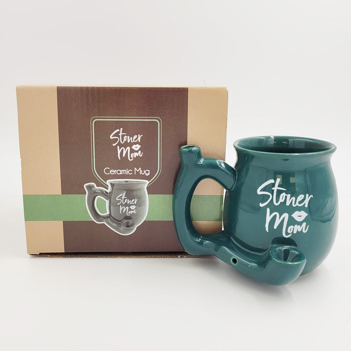 Teal stoner mom Roast & Toast mug Mug Pipe Roast and Toast Gifts