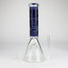 14" High Quality engraved Beaker Glass Bong [C2664-3] Glass Bong Canadian Distributor