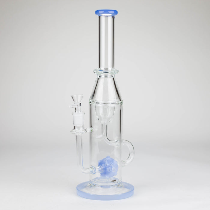 14″ Beaker Base Glass Bong [C1540] Glass Bong Canadian Distributor Jade Blue