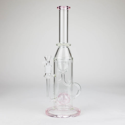 14″ Beaker Base Glass Bong [C1540] Glass Bong Canadian Distributor Pink