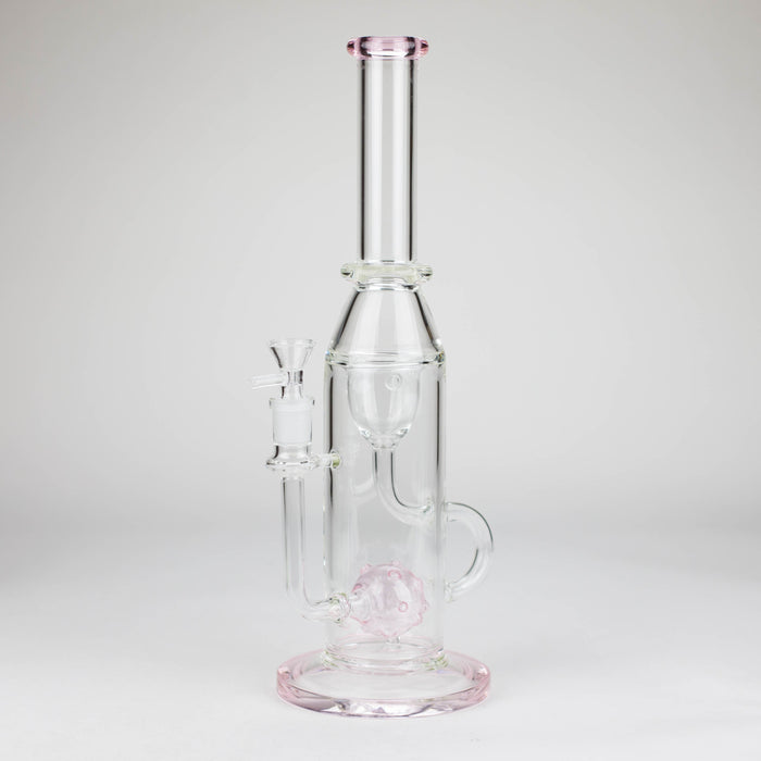 14″ Beaker Base Glass Bong [C1540] Glass Bong Canadian Distributor Pink
