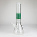 14" Beaker Base Glass Bong [C1035-CC268] Glass Bong Canadian Distributor Jade Green