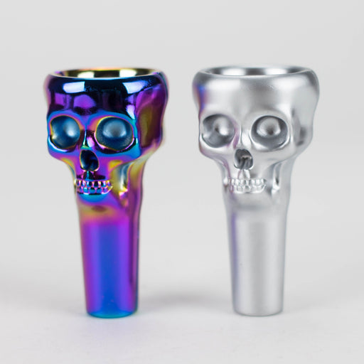 Banger Bros | 2" Skull Magnetic Metal bowl [SMKZ-016] Bowl · Popper Canadian Distributor