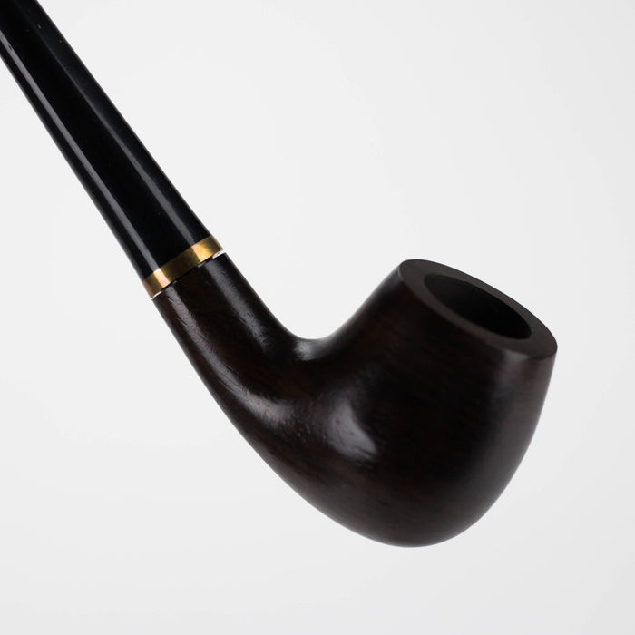9.9" Resin tobacco pipe [SMKJ-098/9] Resin Pipe Canadian Distributor Dark Brown