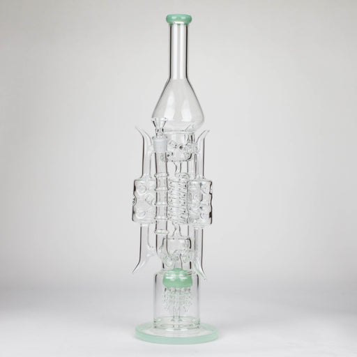 20" Coil Glass water recycler bong [C1577] Glass Bong Canadian Distributor Mint