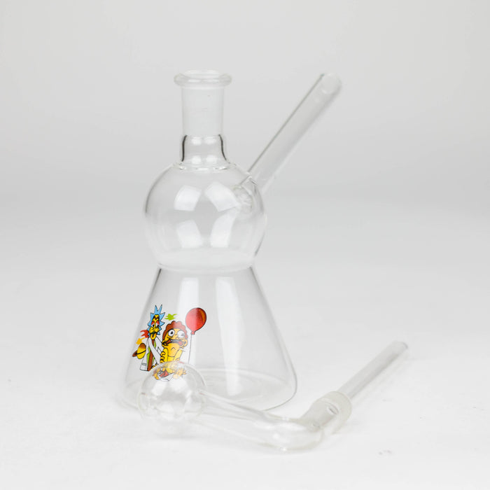 6.5" glass oil rig sticker Glass Rig Bongzie Smokes