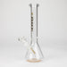 TOKE | 10" Beaker glass water bong Glass Bong Smoking Cat Distribution Gold