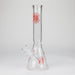 12" TR beaker glass bong Glass Bong Smoking Cat Distribution Red