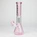 AQUA | 10″ Glass Bong with Percolator & Bowl [B2] Glass Bong Canadian Distributor Pink