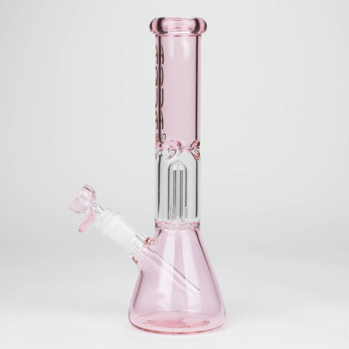 AQUA | 10″ Glass Bong with Percolator & Bowl [B2] Glass Bong Canadian Distributor