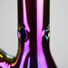 14" Leaf 7mm Glass Bong – Rainbow Oil Slick [AK080] Glass Bong Canadian Distributor