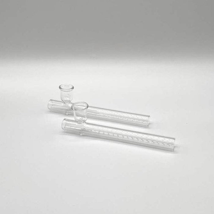 Steamroller Clear Glass Shotgun Pipe 6" - 2PCS Blunt NIBO Distribution