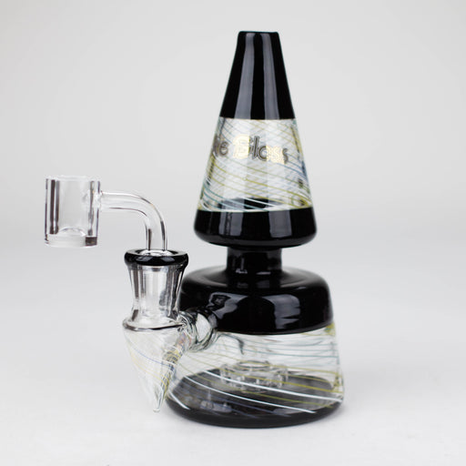5-3/4" Shatter Rig Glass Rig Super Supplys Inc Black