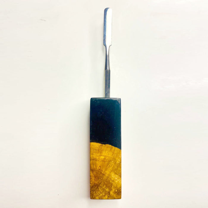 VOW | Olive Wood Epoxy Dabber - Type B – Handcrafted, Durable, and Stylish Cap · Dabber · Insert · Clip · Nail Variety Olive Wood Black