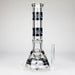 TSLA Glow in the Dark 14" 9 mm glass bong [PIP866] Glass Bong NIBO Distribution