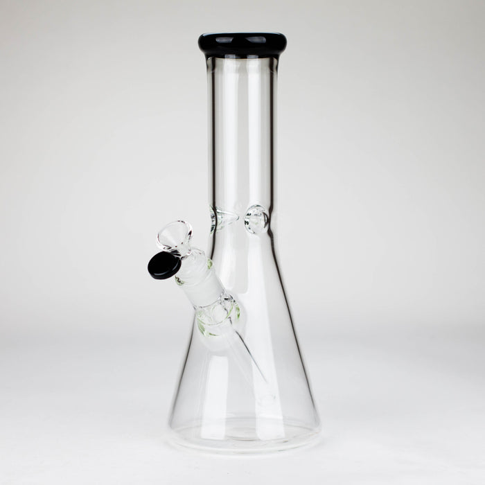 HIT | 12" - 9mm Thick Glass Water Pipe [HIT706] Glass Bong NIBO Distribution Black