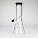 HIT | 12" - 9mm Thick Glass Water Pipe [HIT706] Glass Bong NIBO Distribution Black