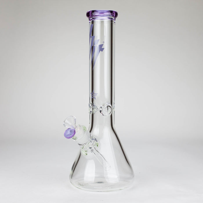 HIT | 14" - 9mm Thick Glass Water Pipe [HIT703] Glass Bong NIBO Distribution Purple
