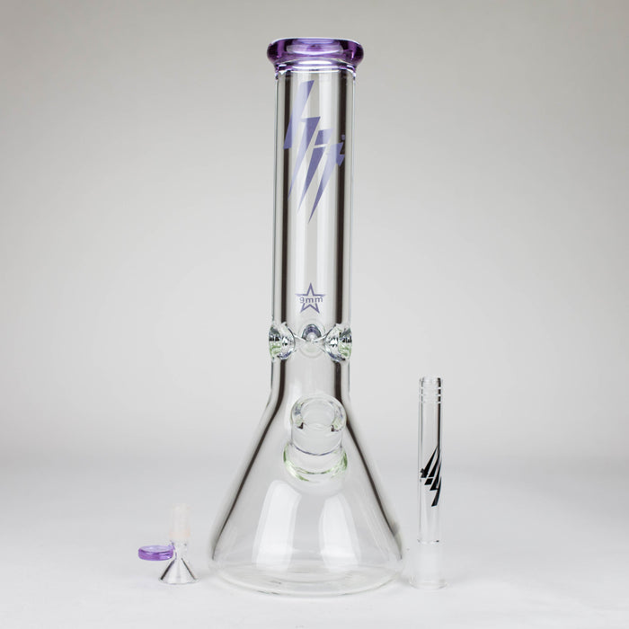 HIT | 14" - 9mm Thick Glass Water Pipe [HIT703] Glass Bong NIBO Distribution