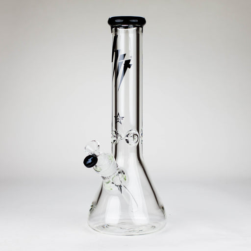 HIT | 14" - 9mm Thick Glass Water Pipe [HIT703] Glass Bong NIBO Distribution Black