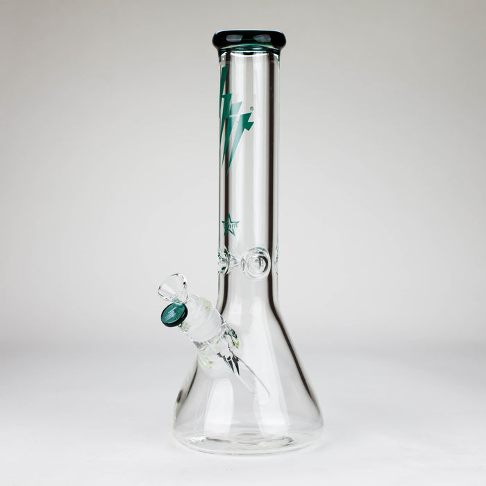 HIT | 14" - 9mm Thick Glass Water Pipe [HIT703] Glass Bong NIBO Distribution Teal