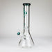 HIT | 14" - 9mm Thick Glass Water Pipe [HIT703] Glass Bong NIBO Distribution Teal