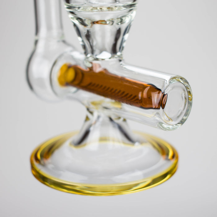 Infyniti | 13.5" percolator and inline diffused water bong ( GP1949 ) Glass Bong ONE
