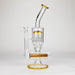 Infyniti | 13.5" percolator and inline diffused water bong ( GP1949 ) Glass Bong ONE Amber