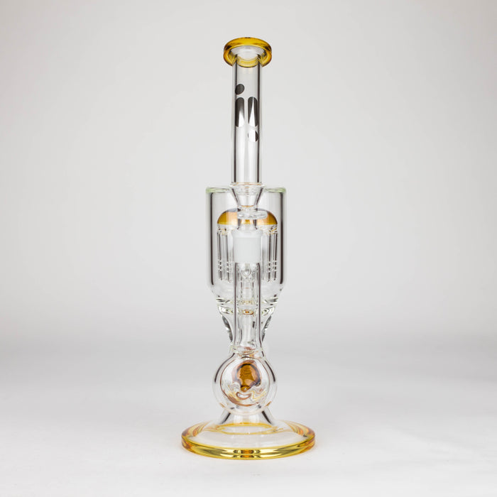 Infyniti | 13.5" percolator and inline diffused water bong ( GP1949 ) Glass Bong ONE