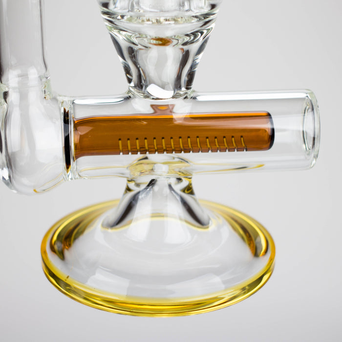 Infyniti | 13.5" percolator and inline diffused water bong ( GP1949 ) Glass Bong ONE