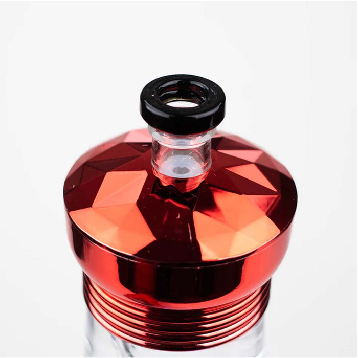 12" Electric lava lamp bong with UFO Perc-Assorted Resin · Silicone · Plastic Bong Super Supplys Inc