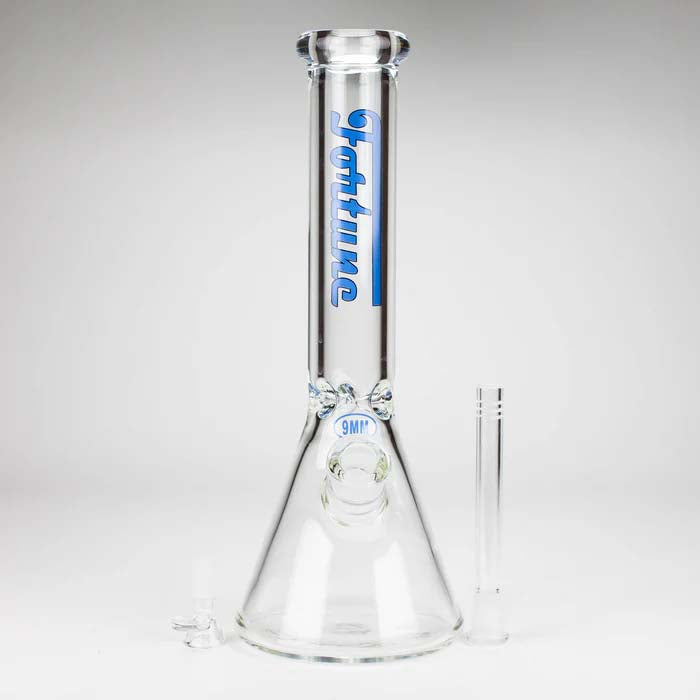 Fortune | 14" 9mm Beaker Glass Bong Glass Bong Fortune
