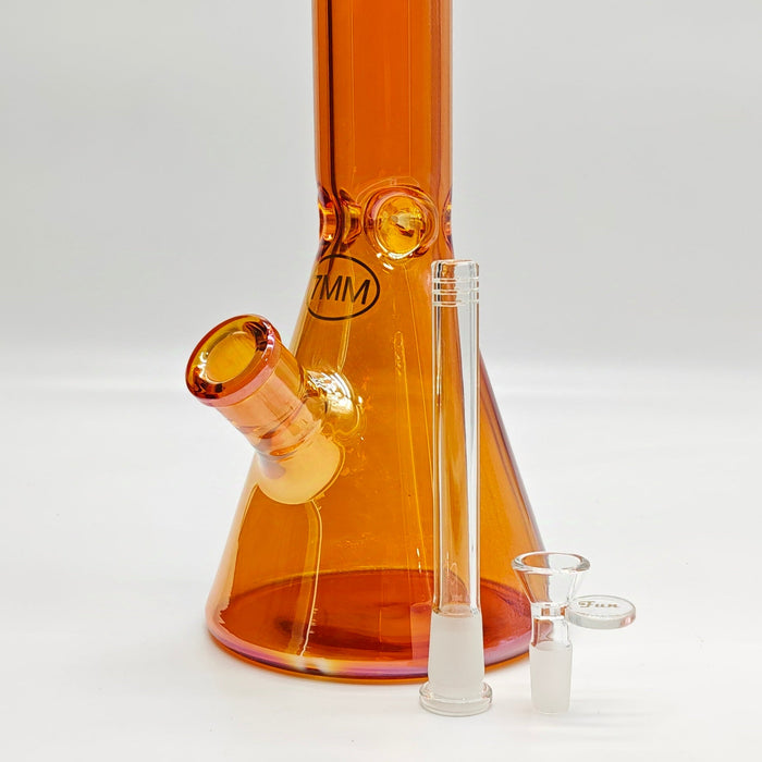 Fortune | 24" Electroplate Glass Beaker Bong [245007E] Glass Bong Fortune