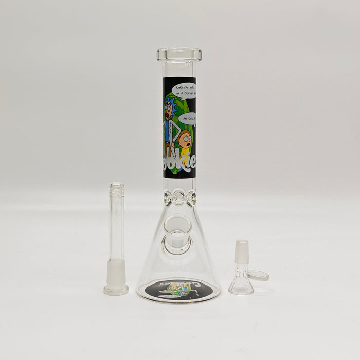 9" 4mm Assorted Characters Beaker Bong [093204P] Glass Bong Super Supplys Inc