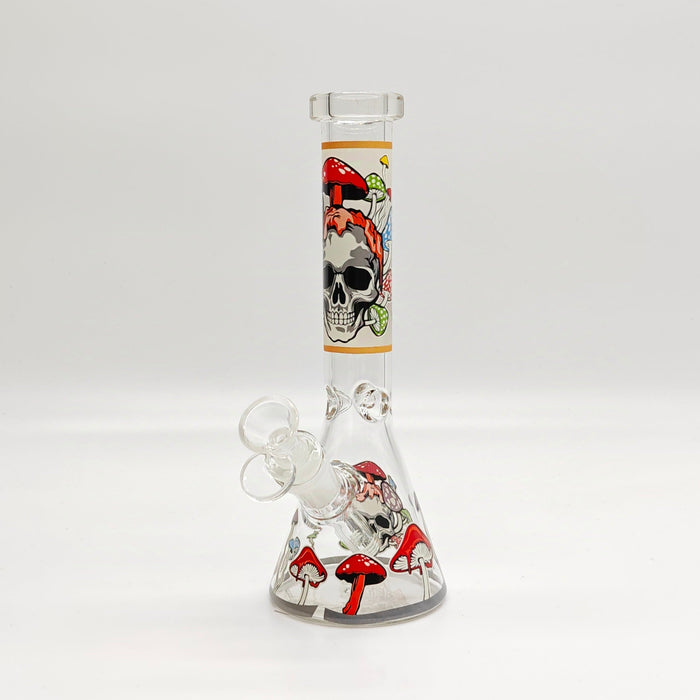 9" 4mm Assorted Characters Beaker Bong [093204P] Glass Bong Super Supplys Inc Design F