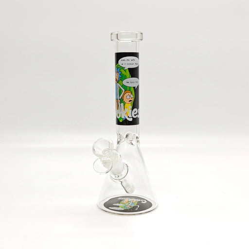 9" 4mm Assorted Characters Beaker Bong [093204P] Glass Bong Super Supplys Inc Design A