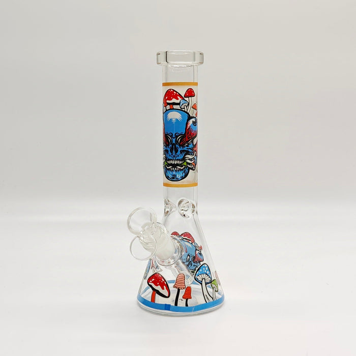 9" 4mm Assorted Characters Beaker Bong [093204P] Glass Bong Super Supplys Inc Design H
