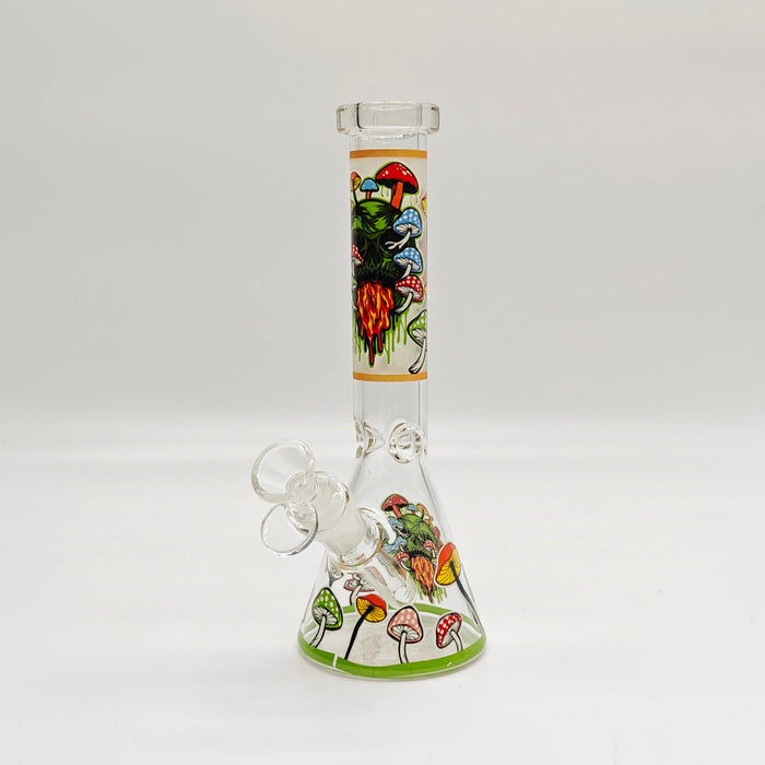 9" 4mm Assorted Characters Beaker Bong [093204P] Glass Bong Super Supplys Inc Design I