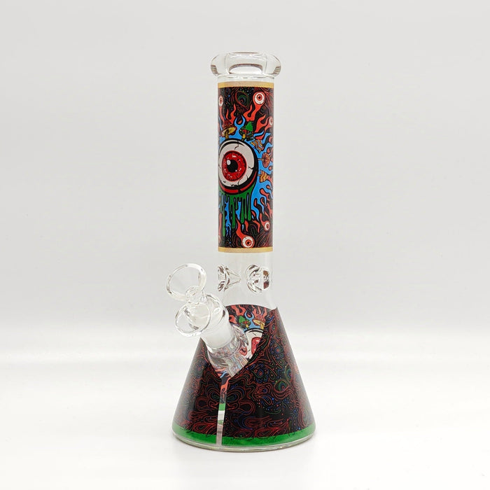 10" 5mm Assorted Design Beaker Bong [103805P] Glass Bong Super Supplys Inc Design H